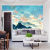 Fototapeta Fairy Land, Contemporary Art, Poetic Scenery Background, Oil Canvas Painting
