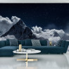 Fototapeta Top Of Mount In The Clouds At Night, Nepal