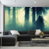 Fototapeta Abstract Bear Background. Bear Double Exposure Background