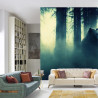 Fototapeta Abstract Bear Background. Bear Double Exposure Background