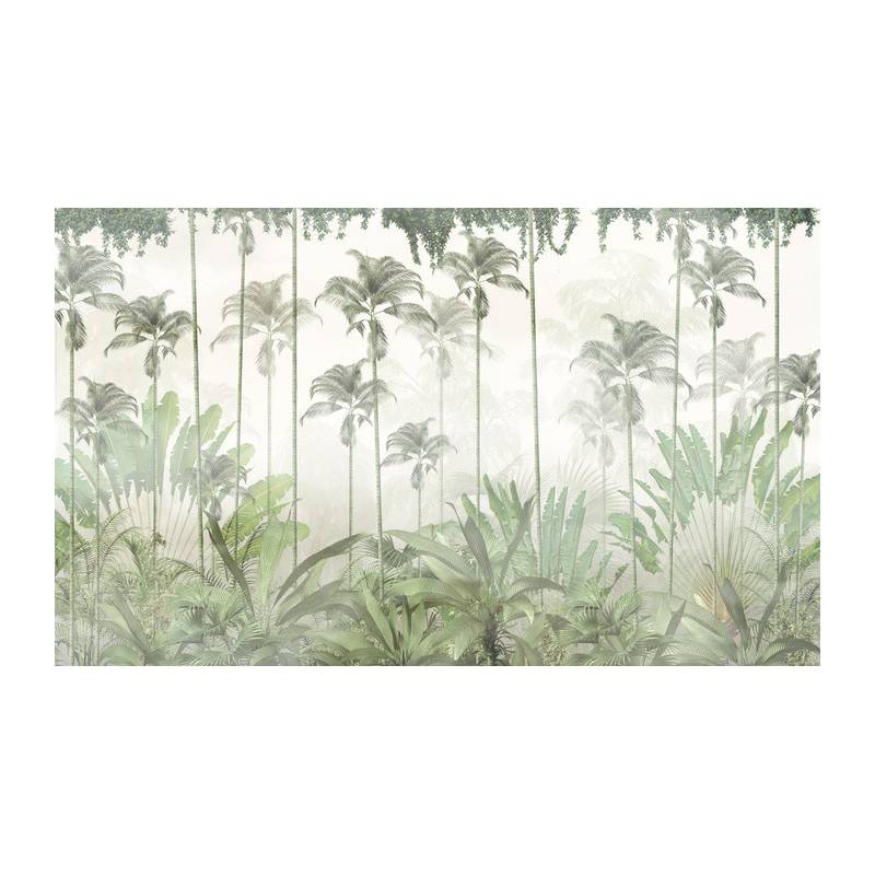 Fototapeta Tropical Trees And Leaves For Digital Printing Wallpaper, Custom Design Wallpaper - 3D