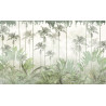 Fototapeta Tropical Trees And Leaves For Digital Printing Wallpaper, Custom Design Wallpaper - 3D