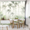 Fototapeta Tropical Trees And Leaves For Digital Printing Wallpaper, Custom Design Wallpaper - 3D