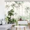 Fototapeta Tropical Trees And Leaves For Digital Printing Wallpaper, Custom Design Wallpaper - 3D