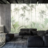 Fototapeta Tropical Trees And Leaves For Digital Printing Wallpaper, Custom Design Wallpaper - 3D