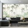 Fototapeta Tropical Trees And Leaves For Digital Printing Wallpaper, Custom Design Wallpaper - 3D