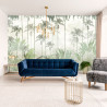 Fototapeta Tropical Trees And Leaves For Digital Printing Wallpaper, Custom Design Wallpaper - 3D
