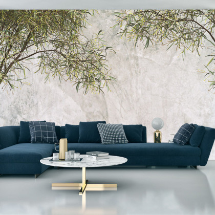 Fototapeta Tropical Trees And Leaves For Digital Printing Wallpaper, Custom Design Wallpaper - 3D