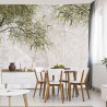 Fototapeta Tropical Trees And Leaves For Digital Printing Wallpaper, Custom Design Wallpaper - 3D