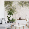 Fototapeta Tropical Trees And Leaves For Digital Printing Wallpaper, Custom Design Wallpaper - 3D