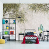 Fototapeta Tropical Trees And Leaves For Digital Printing Wallpaper, Custom Design Wallpaper - 3D