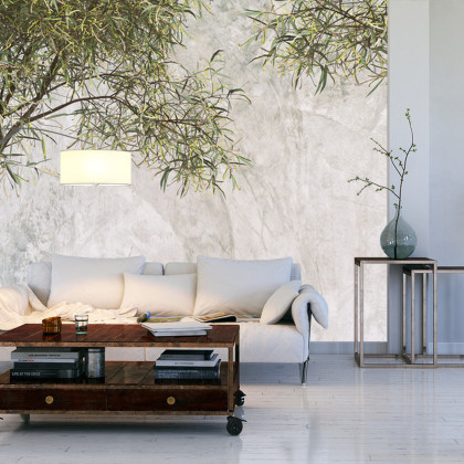 Fototapeta Tropical Trees And Leaves For Digital Printing Wallpaper, Custom Design Wallpaper - 3D