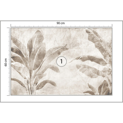 Fototapeta Tropical Trees And Leaves For Digital Printing Wallpaper, Custom Design Wallpaper - 3D