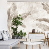 Fototapeta Tropical Trees And Leaves For Digital Printing Wallpaper, Custom Design Wallpaper - 3D