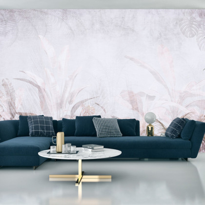 Fototapeta Tropical Trees And Leaves For Digital Printing Wallpaper, Custom Design Wallpaper - 3D