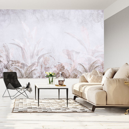 Fototapeta Tropical Trees And Leaves For Digital Printing Wallpaper, Custom Design Wallpaper - 3D