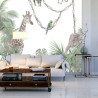 Fototapeta Tropical Trees And Leaves For Digital Printing Wallpaper, Custom Design Wallpaper - 3D