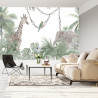 Fototapeta Tropical Trees And Leaves For Digital Printing Wallpaper, Custom Design Wallpaper - 3D