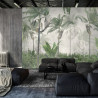 Fototapeta Tropical Trees And Leaves For Digital Printing Wallpaper, Custom Design Wallpaper - 3D
