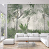 Fototapeta Tropical Trees And Leaves For Digital Printing Wallpaper, Custom Design Wallpaper - 3D