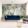 Fototapeta Tropical Trees And Leaves For Digital Printing Wallpaper, Custom Design Wallpaper - 3D