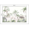 Fototapeta Tropical Trees And Leaves For Digital Printing Wallpaper, Custom Design Wallpaper - 3D