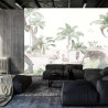 Fototapeta Tropical Trees And Leaves For Digital Printing Wallpaper, Custom Design Wallpaper - 3D