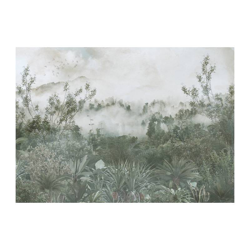 Fototapeta Tropical Trees And Leaves For Digital Printing Wallpaper, Custom Design Wallpaper - 3D