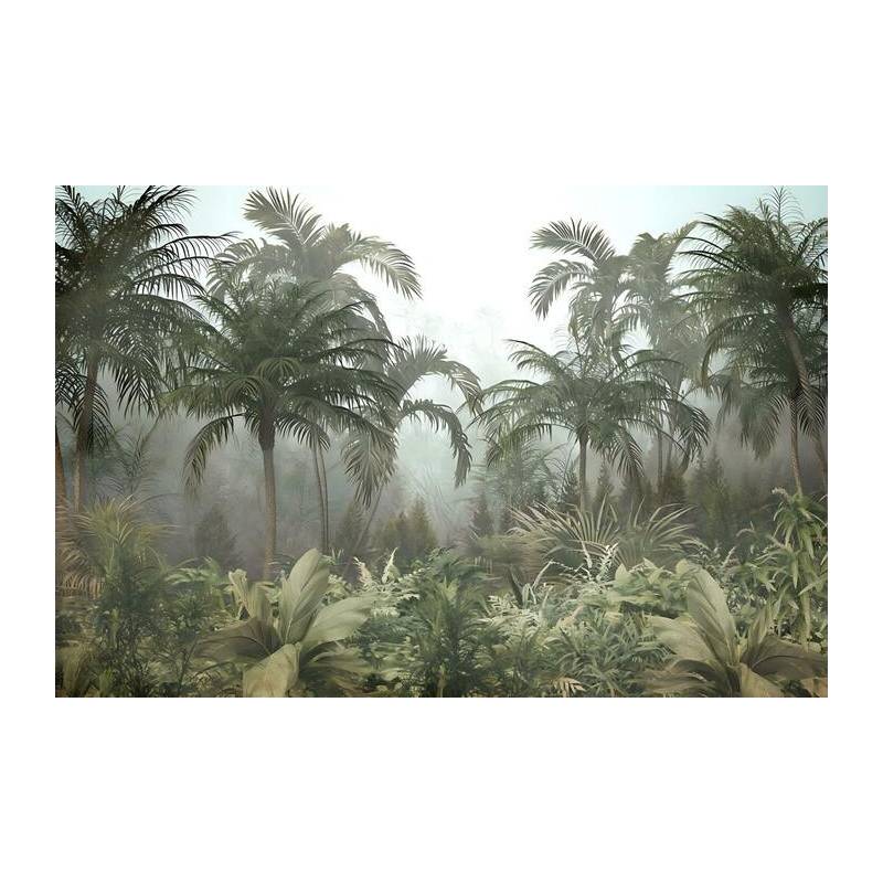 Fototapeta Tropical Trees And Leaves For Digital Printing Wallpaper, Custom Design Wallpaper - 3D
