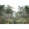 Fototapeta Tropical Trees And Leaves For Digital Printing Wallpaper, Custom Design Wallpaper - 3D