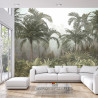 Fototapeta Tropical Trees And Leaves For Digital Printing Wallpaper, Custom Design Wallpaper - 3D
