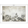Fototapeta Tropical Trees And Leaves For Digital Printing Wallpaper, Custom Design Wallpaper - 3D