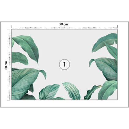Fototapeta Tropical Leaves Frame