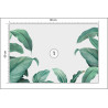 Fototapeta Tropical Leaves Frame