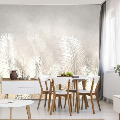 Fototapeta Tropical Trees And Leaves For Digital Printing Wallpaper, Custom Design Wallpaper - 3D