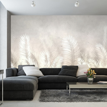 Fototapeta Tropical Trees And Leaves For Digital Printing Wallpaper, Custom Design Wallpaper - 3D