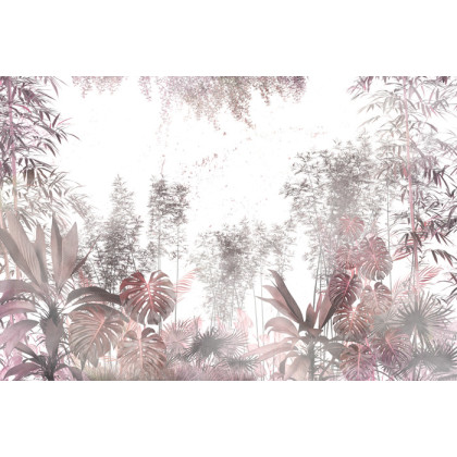 Fototapeta Tropical Trees And Leaves For Digital Printing Wallpaper, Custom Design Wallpaper - 3D
