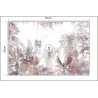 Fototapeta Tropical Trees And Leaves For Digital Printing Wallpaper, Custom Design Wallpaper - 3D