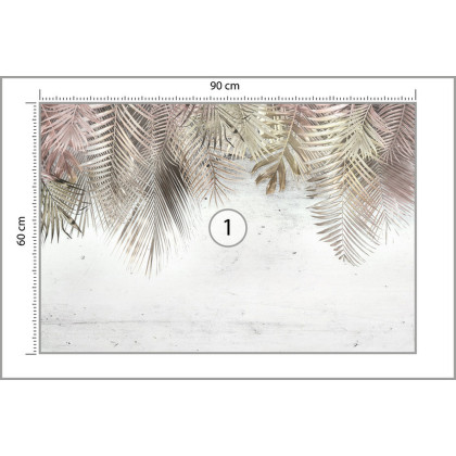 Fototapeta Tropical Trees And Leaves For Digital Printing Wallpaper, Custom Design Wallpaper - 3D