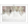 Fototapeta Tropical Trees And Leaves For Digital Printing Wallpaper, Custom Design Wallpaper - 3D