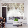 Fototapeta Tropical Trees And Leaves For Digital Printing Wallpaper, Custom Design Wallpaper - 3D
