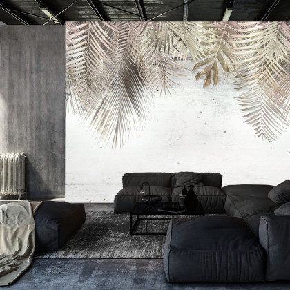 Fototapeta Tropical Trees And Leaves For Digital Printing Wallpaper, Custom Design Wallpaper - 3D