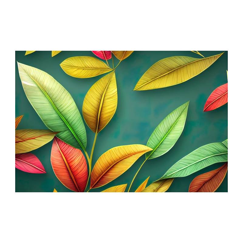 Fototapeta Tropical Trees And Leaves For Digital Printing Wallpaper, Custom Design Wallpaper 3D