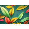 Fototapeta Tropical Trees And Leaves For Digital Printing Wallpaper, Custom Design Wallpaper 3D