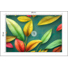 Fototapeta Tropical Trees And Leaves For Digital Printing Wallpaper, Custom Design Wallpaper 3D