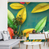 Fototapeta Tropical Trees And Leaves For Digital Printing Wallpaper, Custom Design Wallpaper 3D