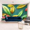 Fototapeta Tropical Trees And Leaves For Digital Printing Wallpaper, Custom Design Wallpaper 3D