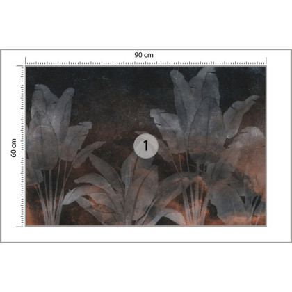 Fototapeta Tropical Trees And Leaves For Digital Printing Wallpaper, Custom Design Wallpaper - 3D