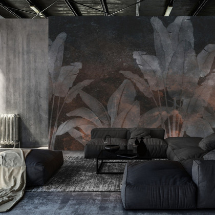 Fototapeta Tropical Trees And Leaves For Digital Printing Wallpaper, Custom Design Wallpaper - 3D