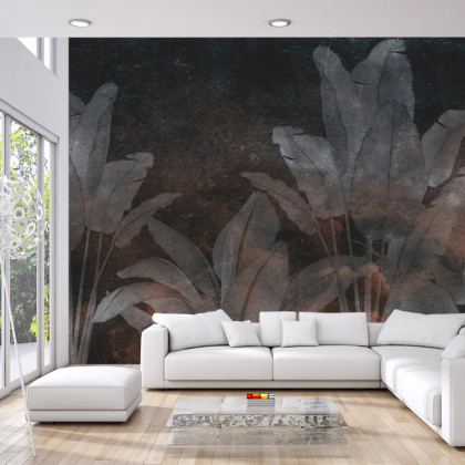 Fototapeta Tropical Trees And Leaves For Digital Printing Wallpaper, Custom Design Wallpaper - 3D